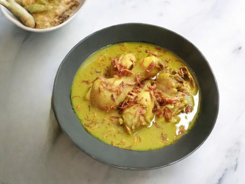 Resep Opor Ayam Gulai Kuning